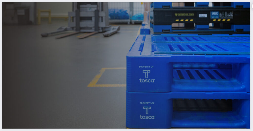 Image of Tosca reusable plastic pallets