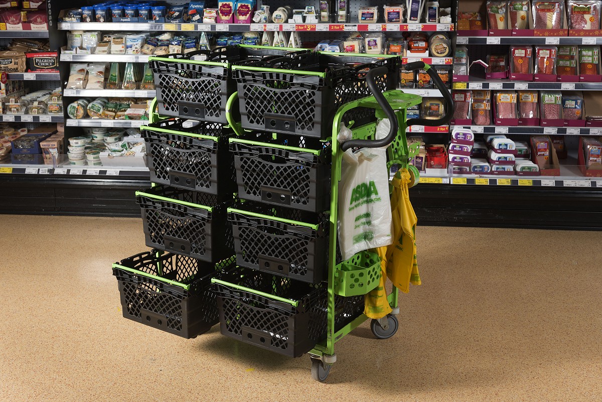 Baskets on Cart