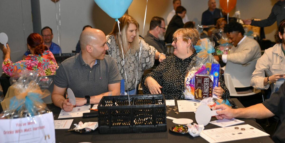 Tosca careers are fun and enjoyable. Employees celebrate at an end-of-summer party and auction benefiting Tosca Cares, an internal charitable giving program for employees.