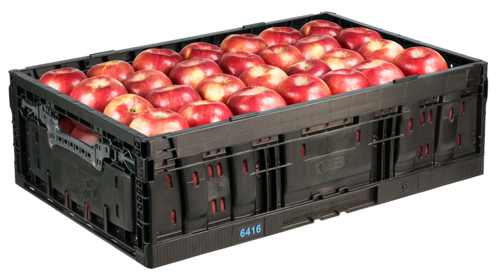 foldable reusable apple crate